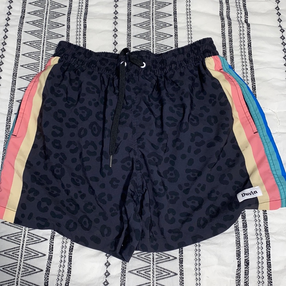 Swim shorts with netting